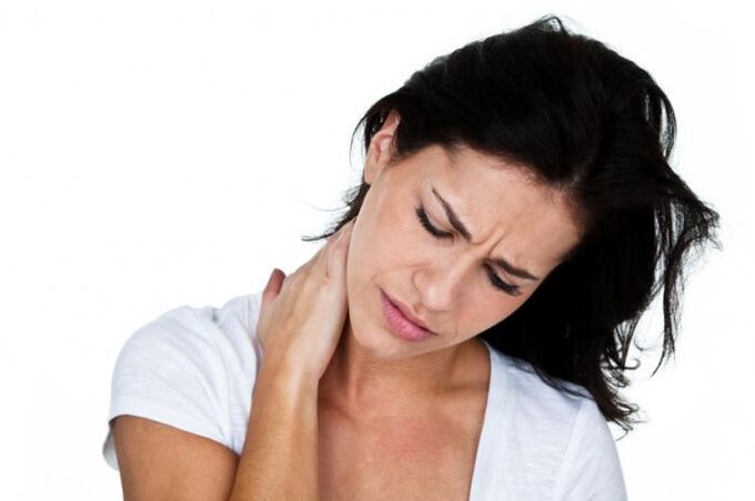 dolore al collo dovuto all'osteocondrosi